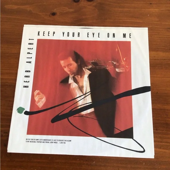Herb Alpert - Keep Your Eye on Me - Vinyl LP 1987 A&M ~ Jazz Funk - Picture 5 of 8